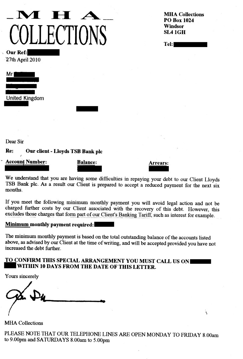 Debt Collection Letter Free Printable Documents