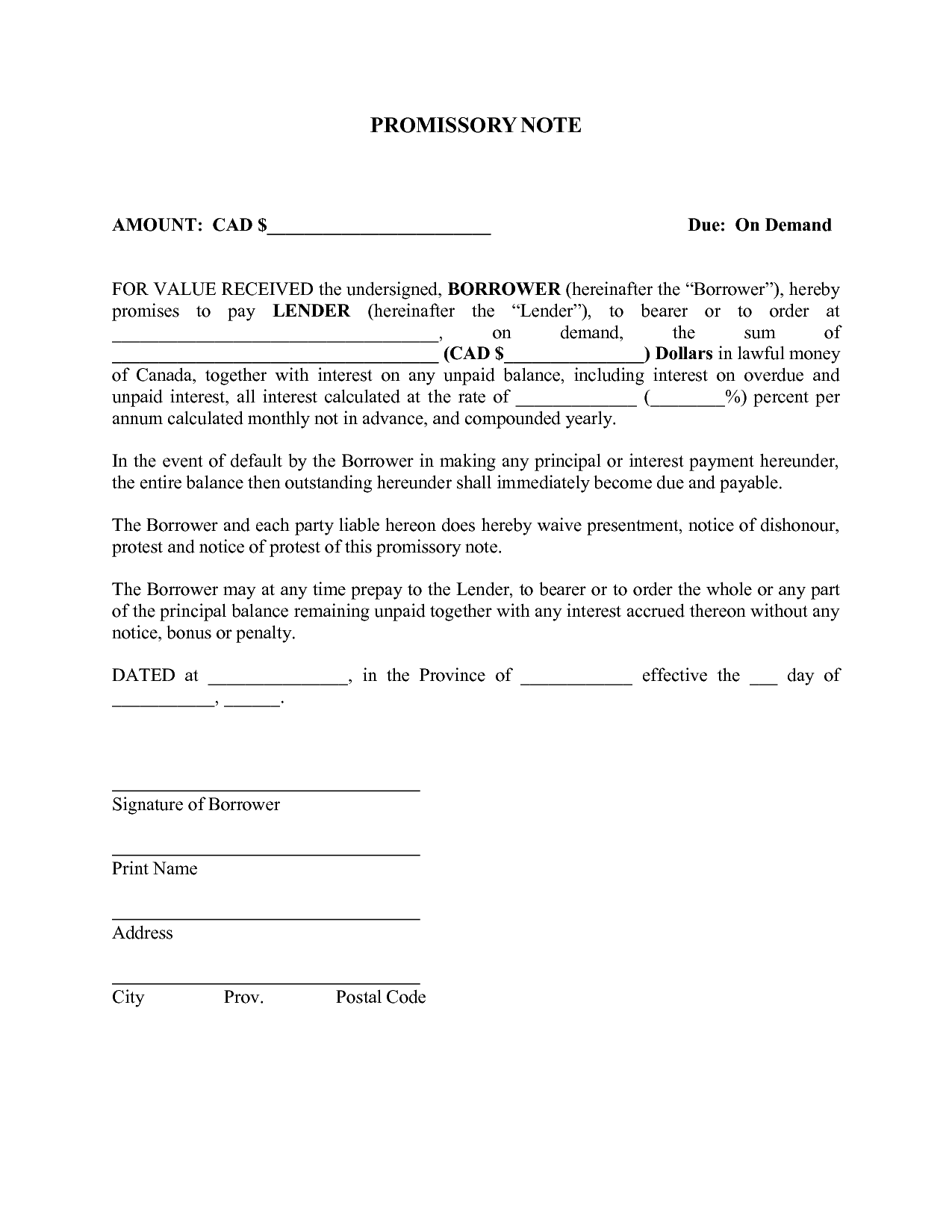 free-promissory-note-template-for-a-vehicle-of-printable-sample-simple-promissory-note-form