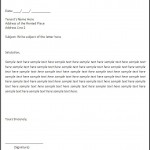 Eviction Letters For Tenants
