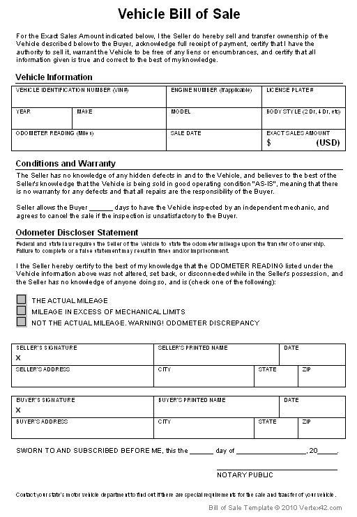 free-auto-bill-of-sale-form-free-printable-documents
