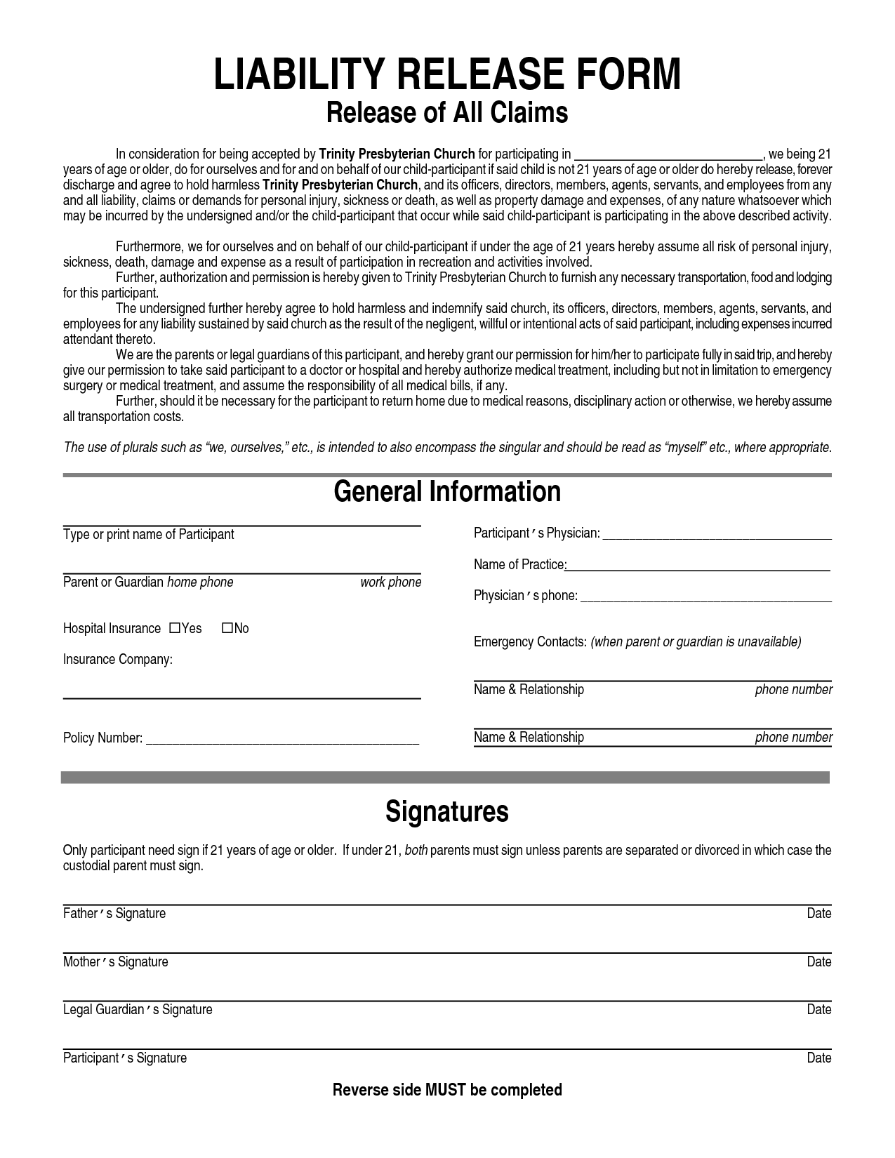 general-release-form-free-printable-documents