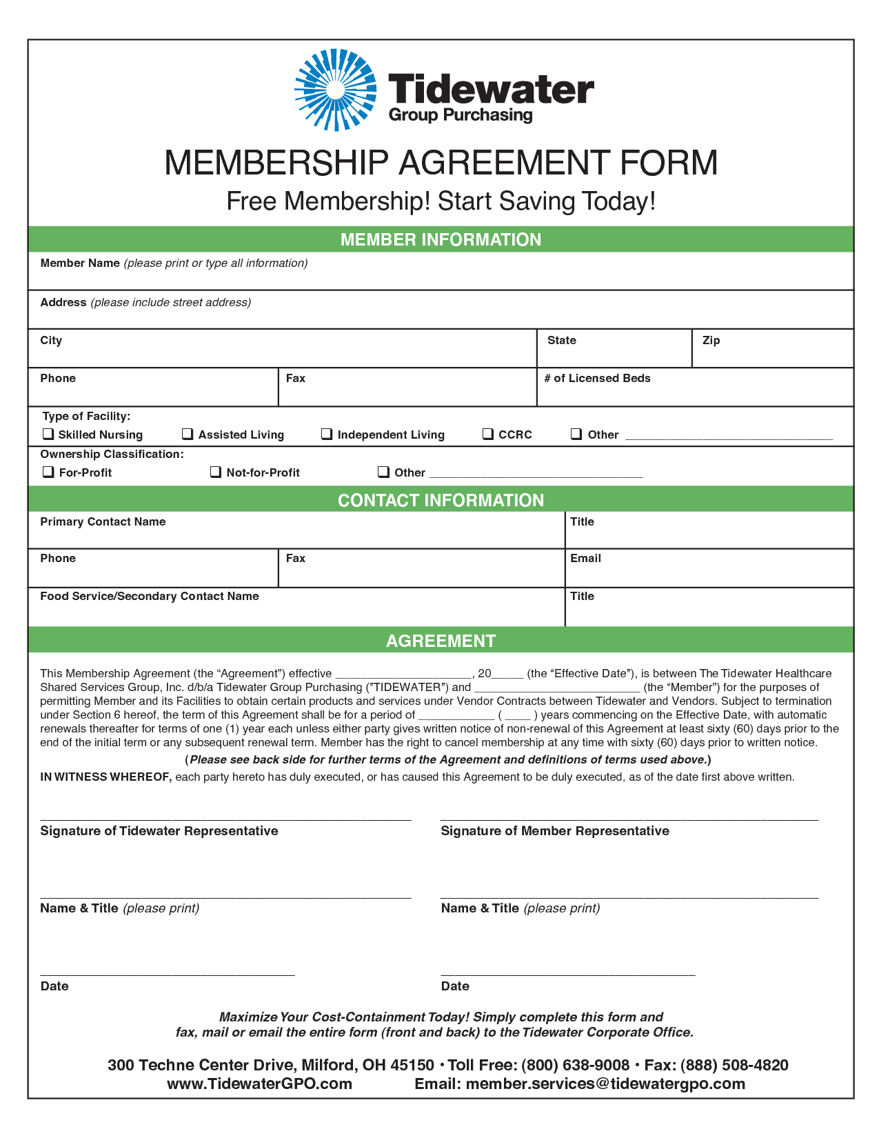 membership-agreement-sample-free-printable-documents
