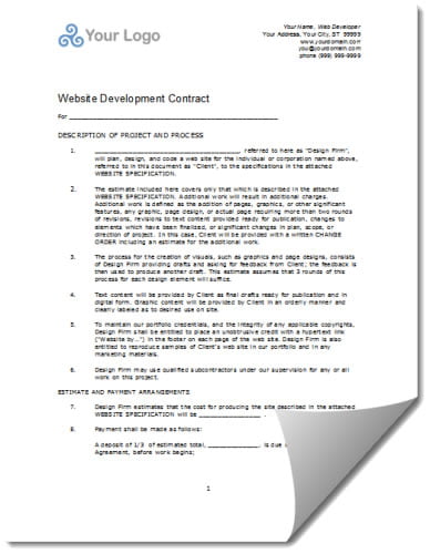 website-development-contract-template-free-printable-documents