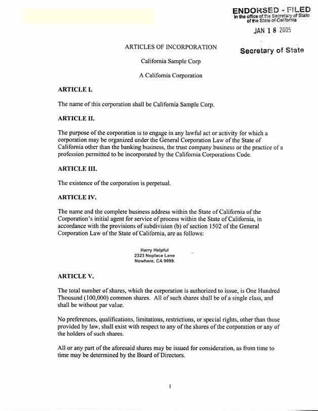 articles-of-incorporation-california-free-printable-documents
