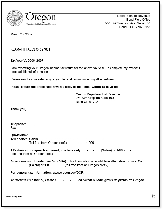 Audit Notice Free Printable Documents