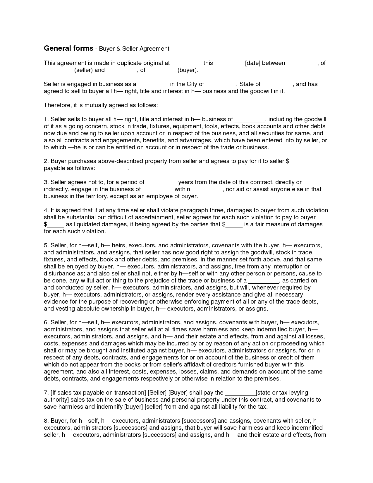 buyers-agreement-form-free-printable-documents