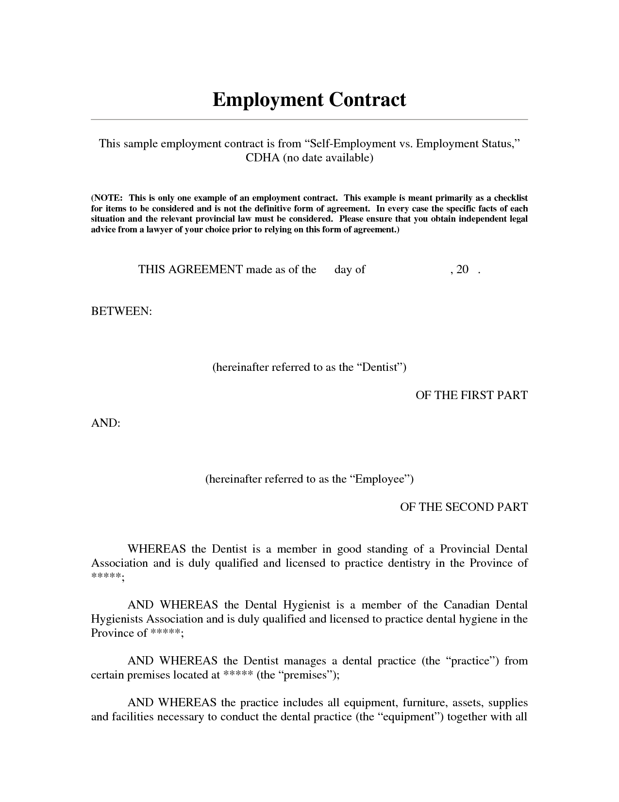 commercial photography job contract template