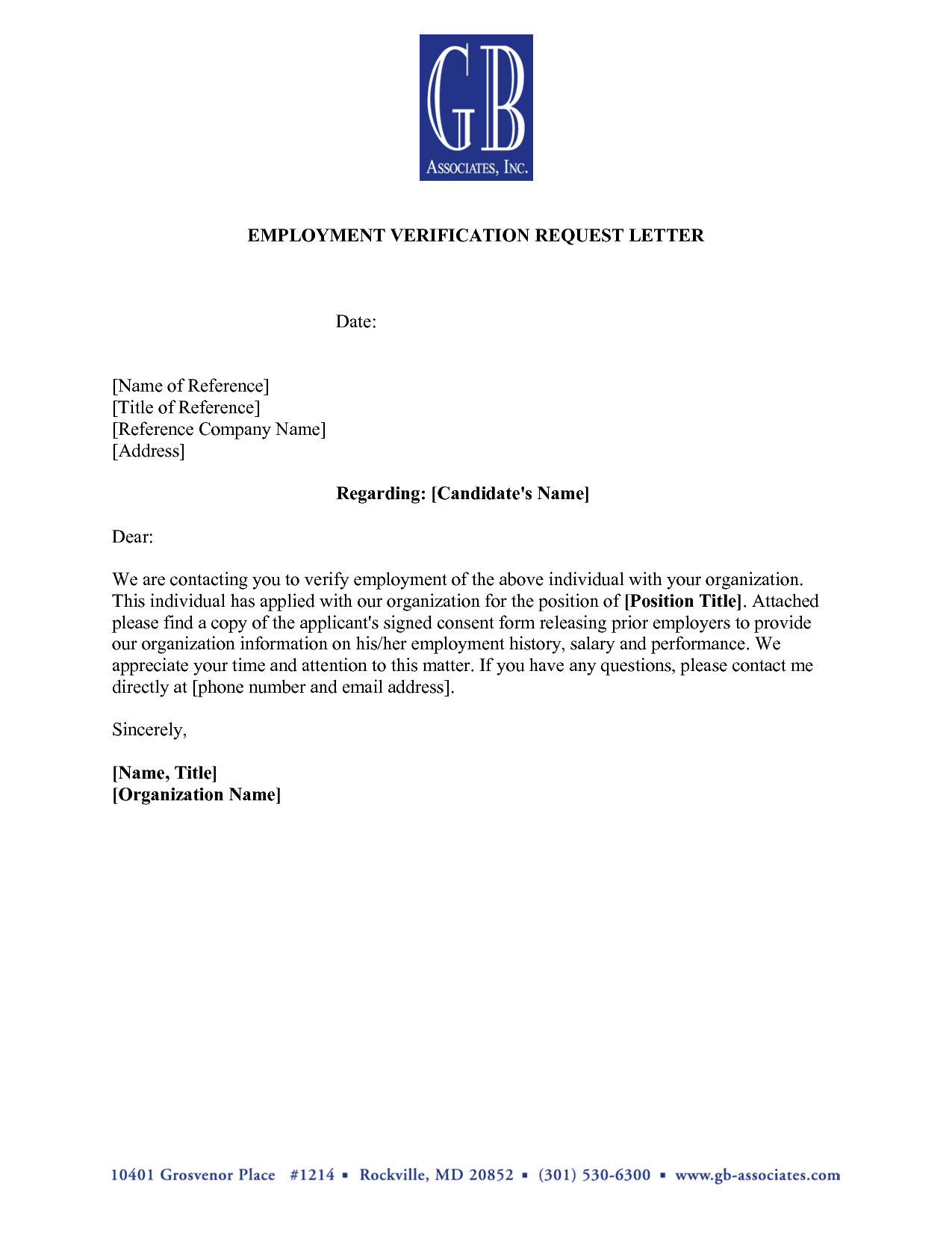 h28b visa stamping employment verification letter