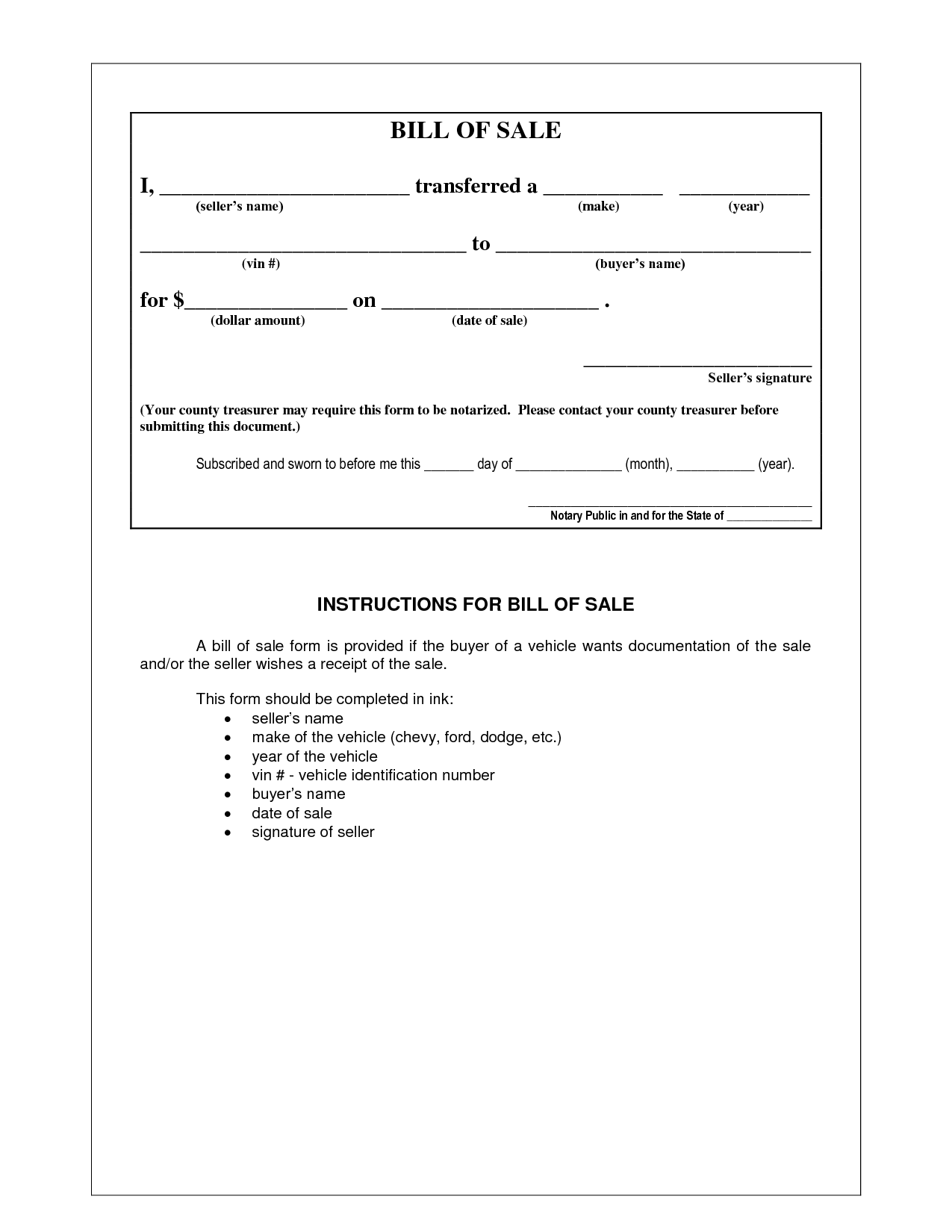 example-of-bill-of-sale-free-printable-documents