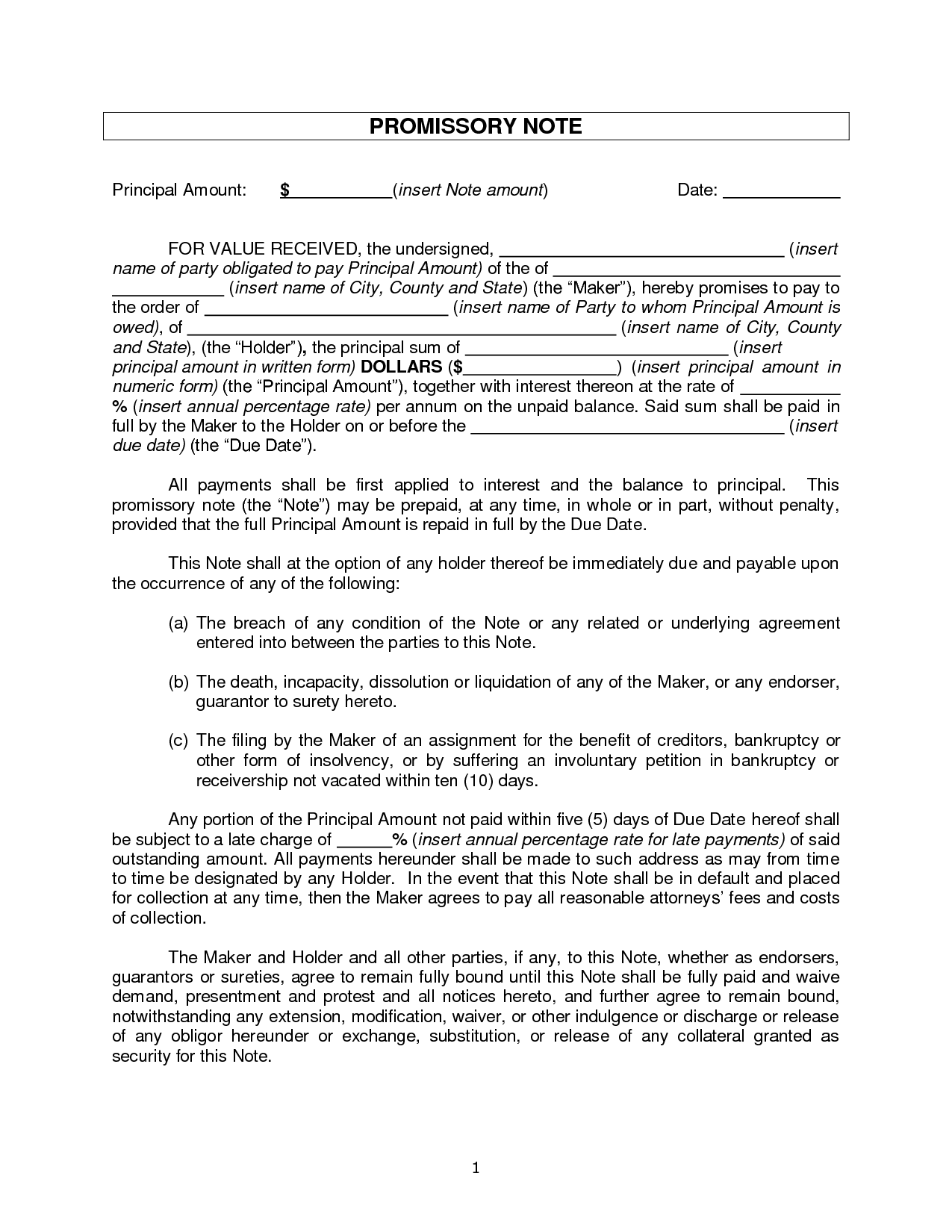 auto-promissory-note-template-professional-template-collections