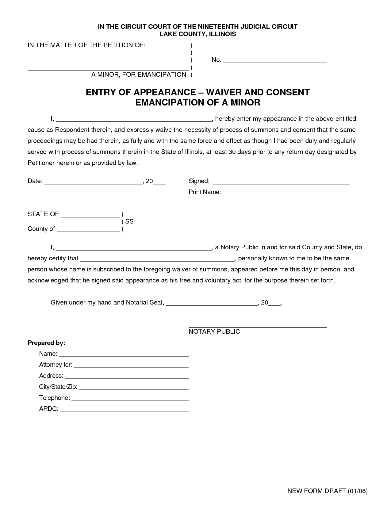 Free Printable Waiver Forms