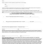 Child Support Agreement Form