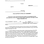 Child Support Agreement Form