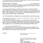 Legal Agreement Form