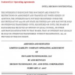 Operating Agreement For Llc Template