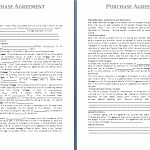 Purchase Agreement Template Freev