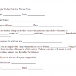 Tenant Eviction Notice Form