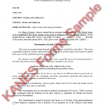 Amendment To Lease Agreement Form