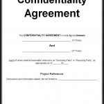 Confidentiality Agreements