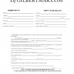 Dj Contract Form