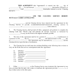 Janitorial Contract Template