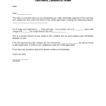 Late Rent Letter To Tenant