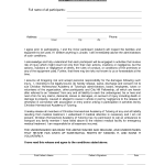 Legal Waiver Template