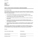 Letter Of Intent Purchase Business