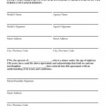 Modeling Contract Template