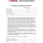 Photography Contract Sample