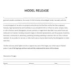 Photography Release Form Template 