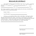 Release Contract