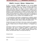 Release Waiver Form Template