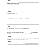 Rent Contract Template