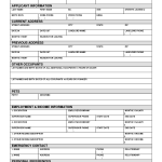 Rental Lease Application Template 