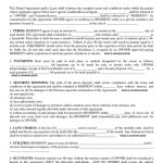 Residential Lease Agreement Form 