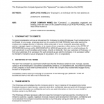 Sample Non Compete Agreement Template