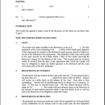 loan repayment contract template