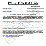 72 Hour Eviction Notice