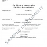 Articles Of Incorporation Sample