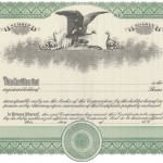Blank Stock Certificate