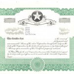 Blank Stock Certificates