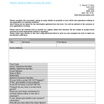 Cleaning Contract Form