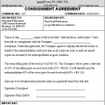 Consignment Contract