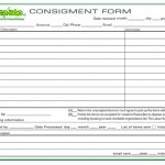 Consignment Forms