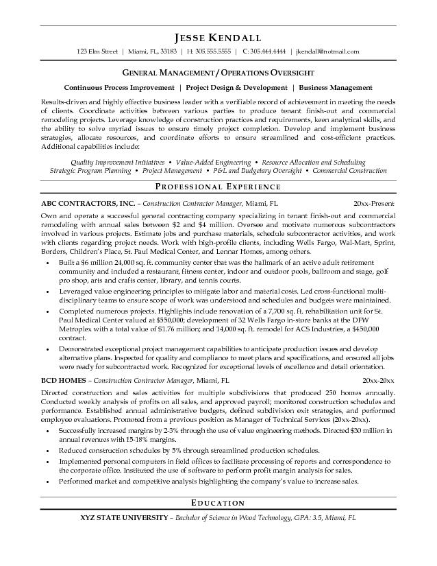 Construction Management Contract Form - Free Printable Documents