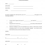 Contract For Borrowing Money
