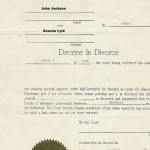 Divorce Document