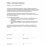 Employee Commission Agreement