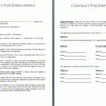 Employment Contract Draft